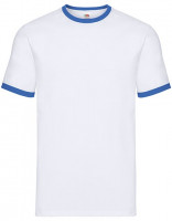 White, Royal Blue