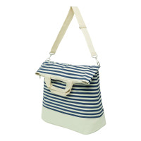 beige, blau