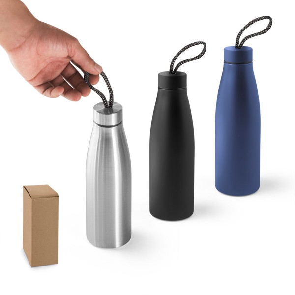 MORGAN. Trinkflasche aus 90% recyceltem Edelstahl 710 mL